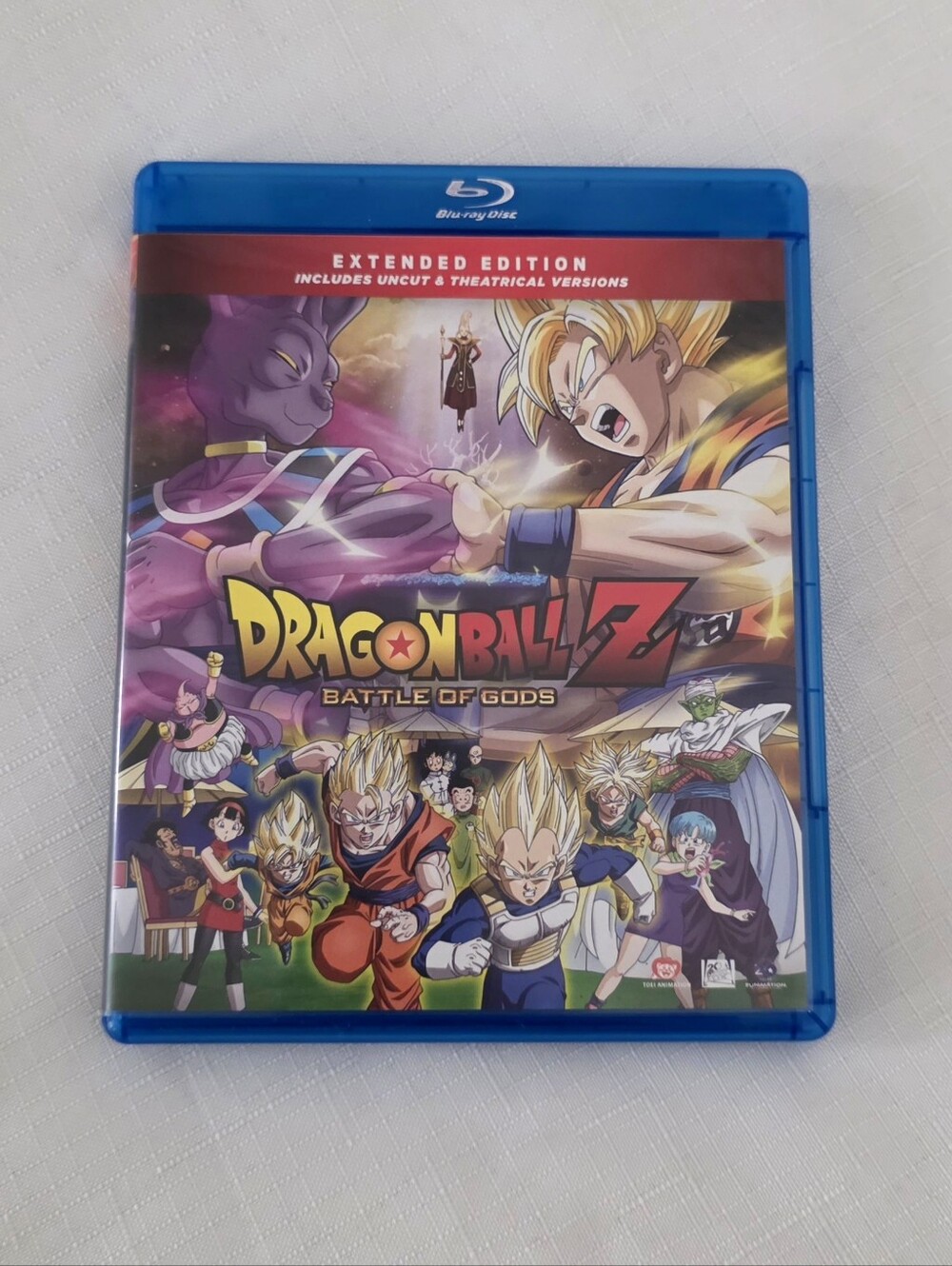 Dragon Ball Z Battle of Gods Blu-ray Extended Edition Includes Uncut Theatrical